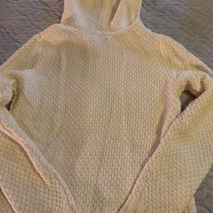 Old navy cable knit zip up hooded sweater
